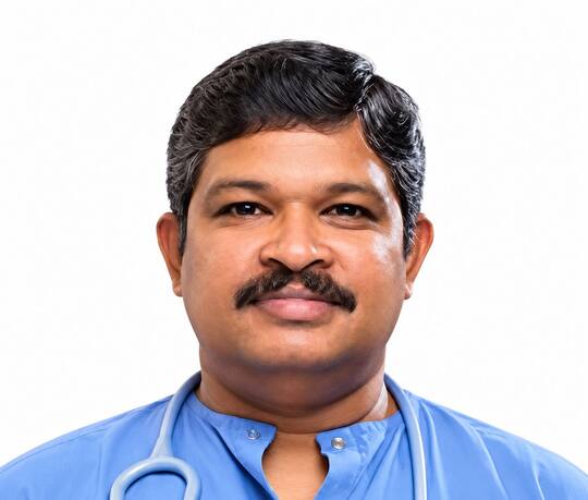 Dr Shanmugam, Chief Anaesthetist