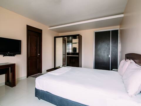 A patient room at Jananam Fertility Centre, Neelankarai, for couples travelling from outside Chennai